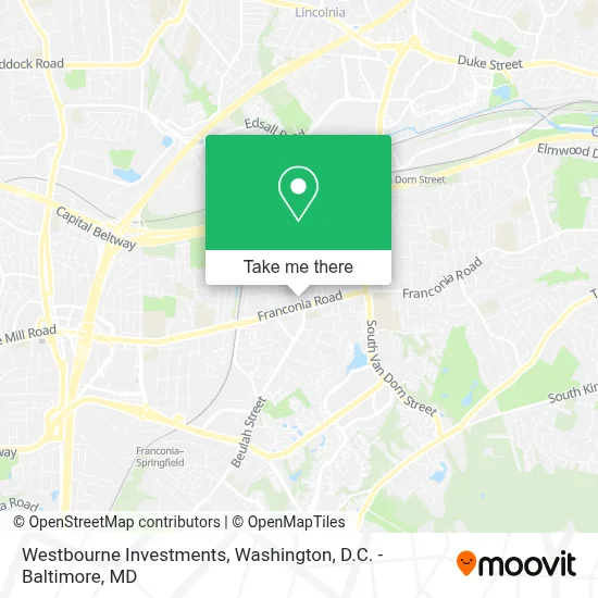 Westbourne Investments map