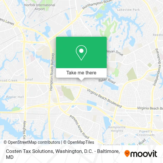 Costen Tax Solutions map