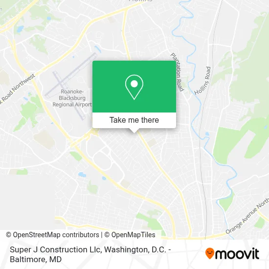 Super J Construction Llc map