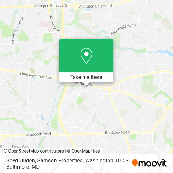 Boyd Ouden, Samson Properties map