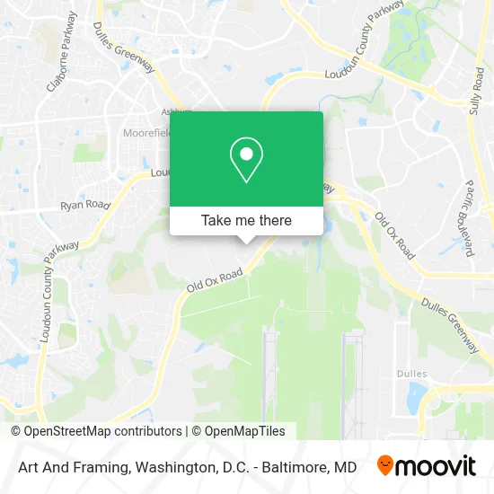 Art And Framing map
