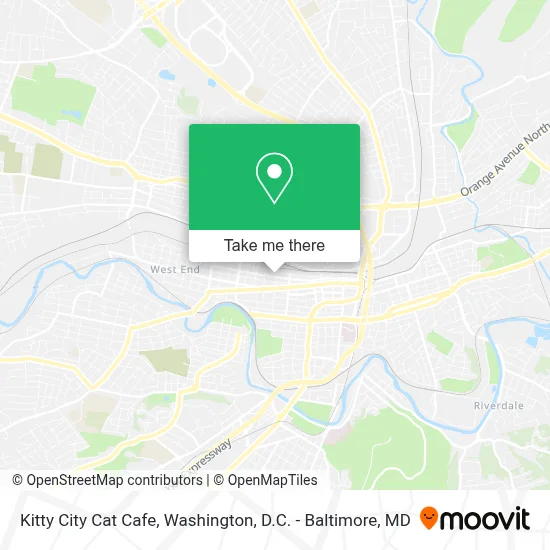 Kitty City Cat Cafe map