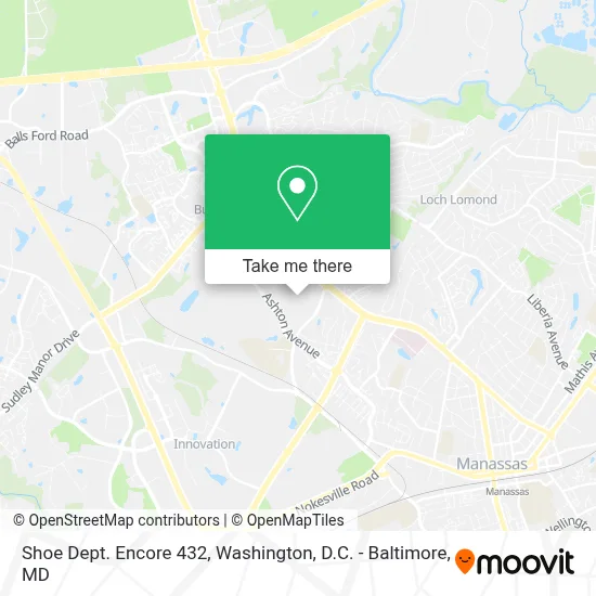 Shoe Dept. Encore 432 map
