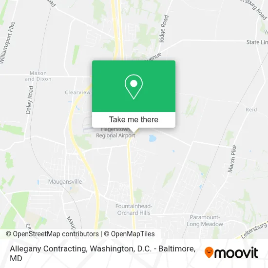 Allegany Contracting map