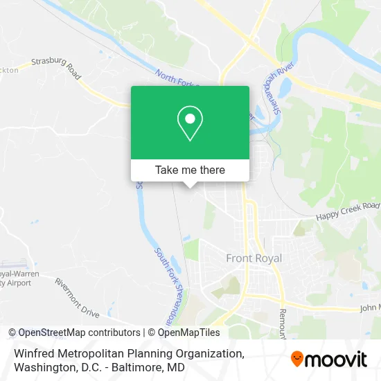 Winfred Metropolitan Planning Organization map
