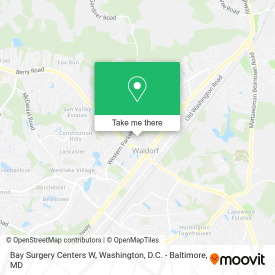 Bay Surgery Centers W map