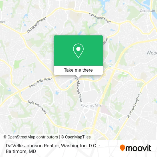 Da'Velle Johnson Realtor map