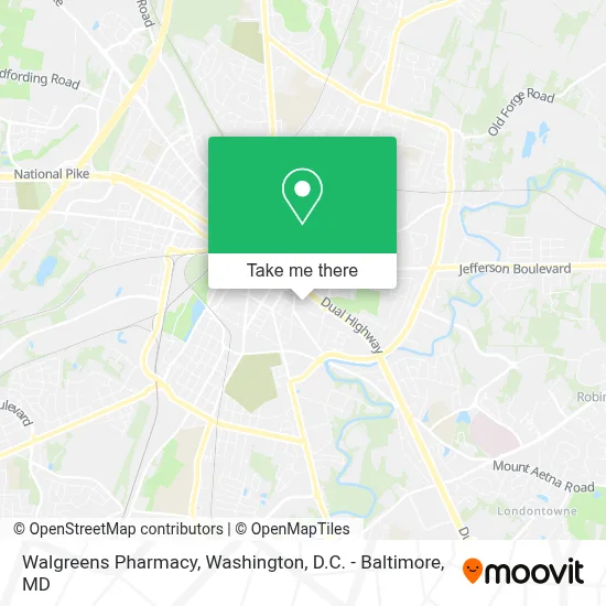 Walgreens Pharmacy map