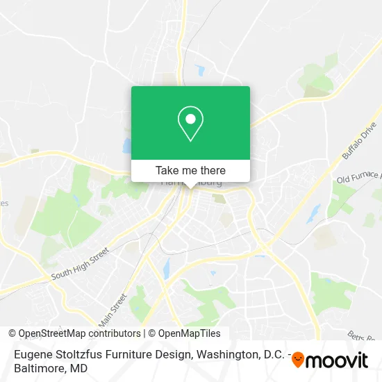 Eugene Stoltzfus Furniture Design map