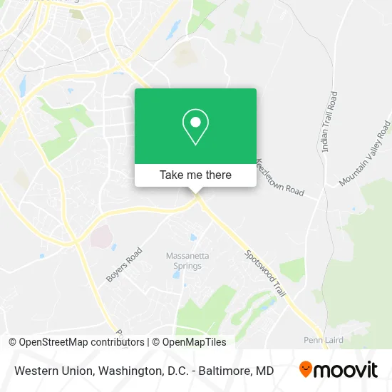 Western Union map