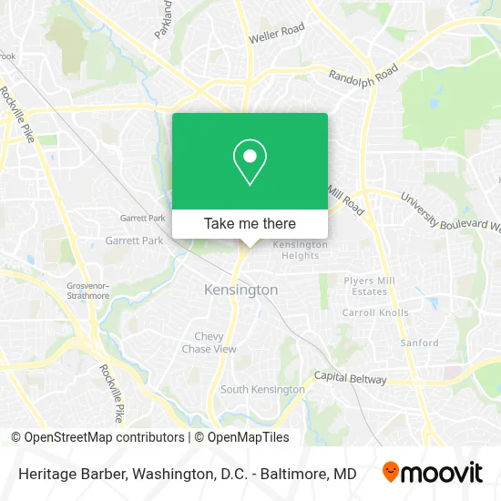 Heritage Barber map