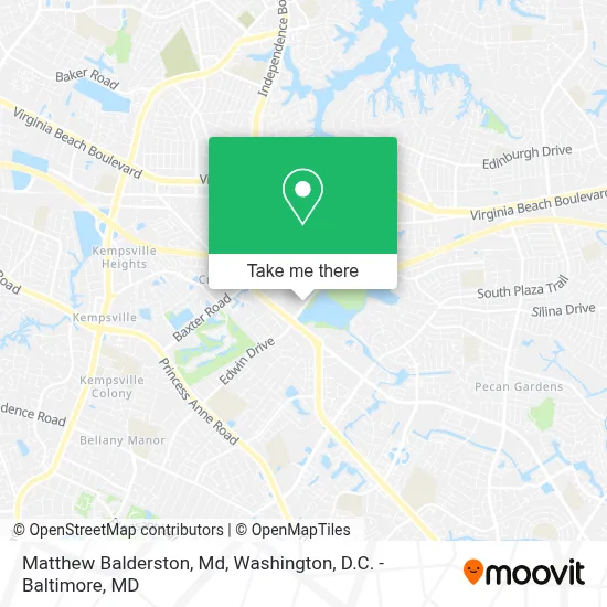Matthew Balderston, Md map
