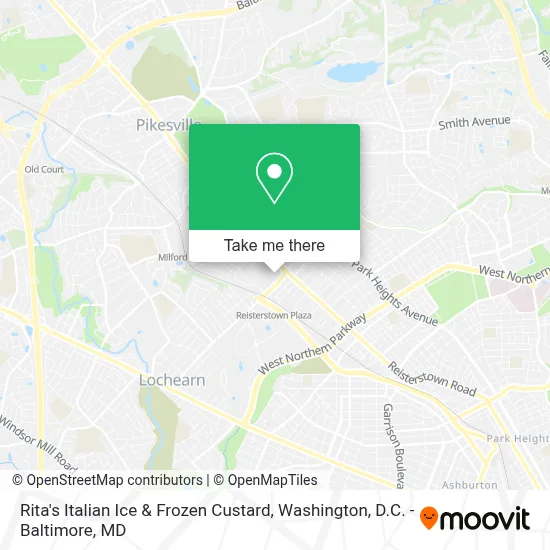 Rita's Italian Ice & Frozen Custard map