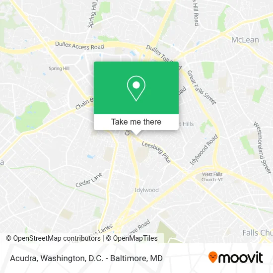 Acudra map