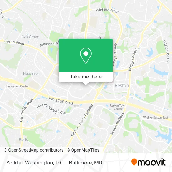 Yorktel map