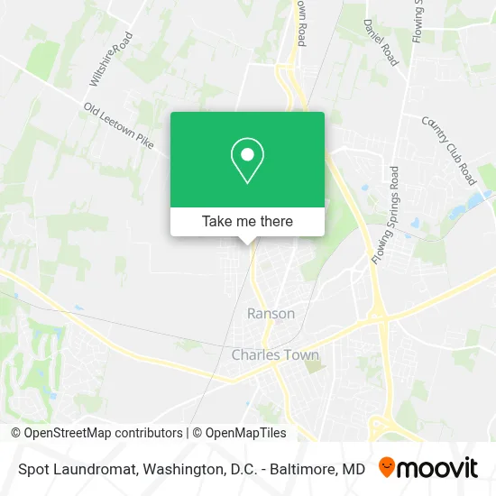 Spot Laundromat map