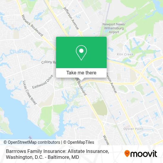 Barrrows Family Insurance: Allstate Insurance map