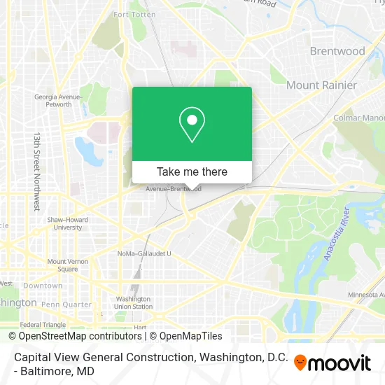 Capital View General Construction map