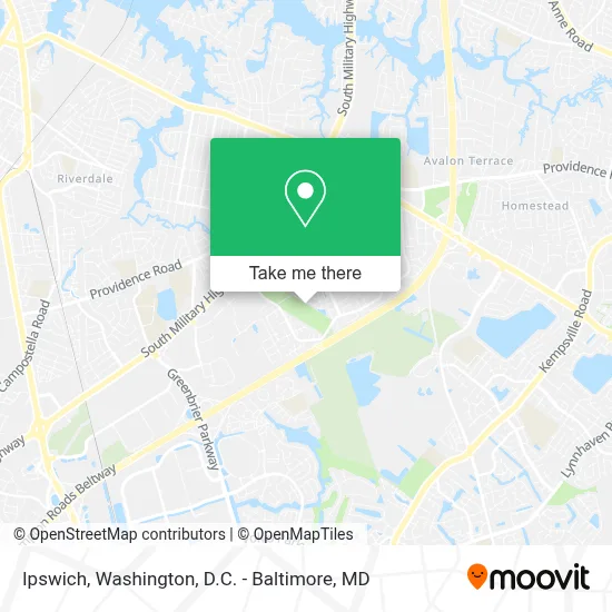 Ipswich map
