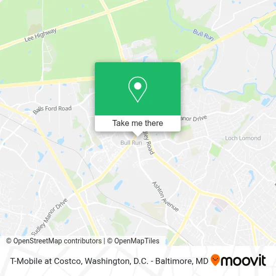 T-Mobile at Costco map