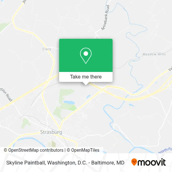 Skyline Paintball map