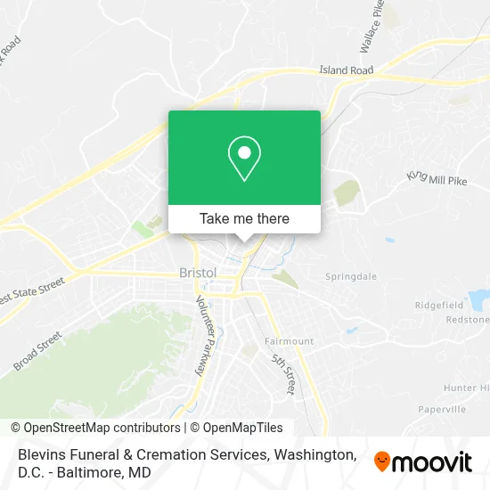 Blevins Funeral & Cremation Services map