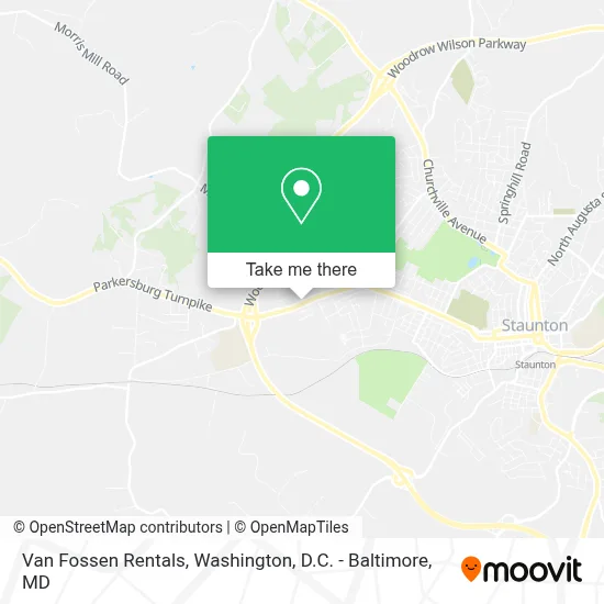 Van Fossen Rentals map