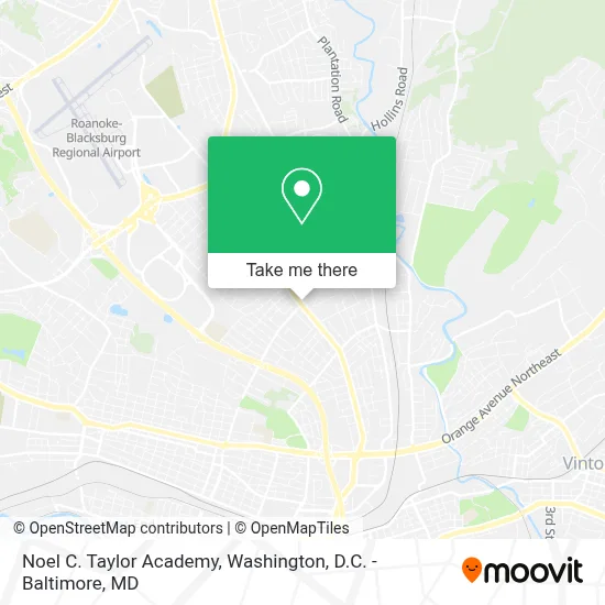 Noel C. Taylor Academy map