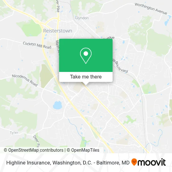 Highline Insurance map