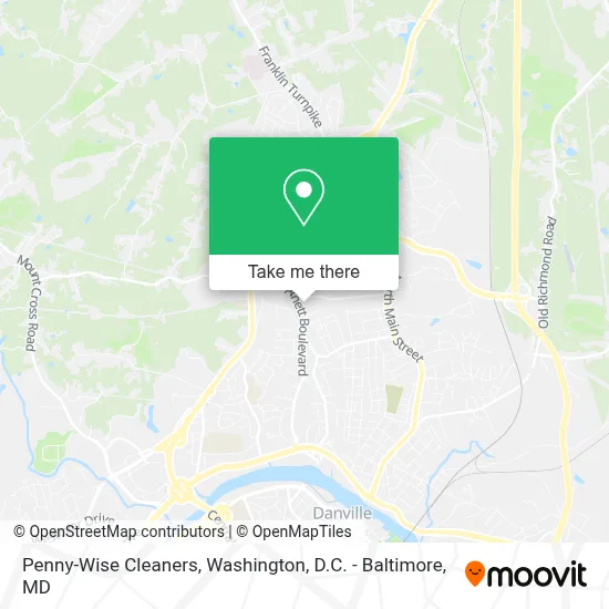 Penny-Wise Cleaners map