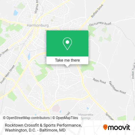 Rocktown Crossfit & Sports Performance map