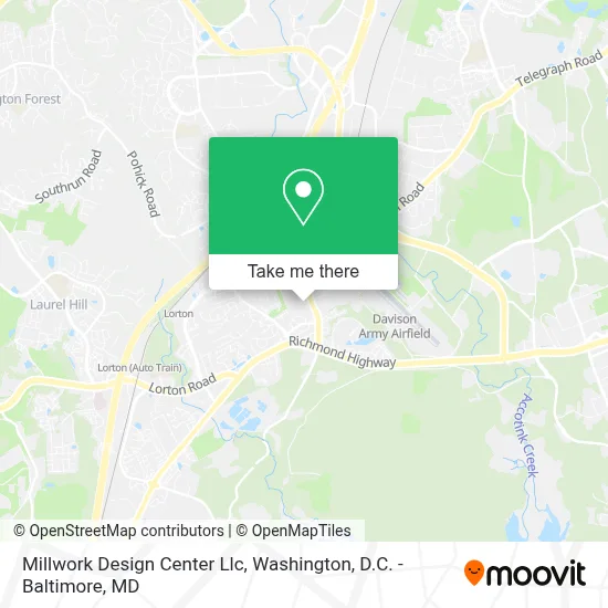 Millwork Design Center Llc map