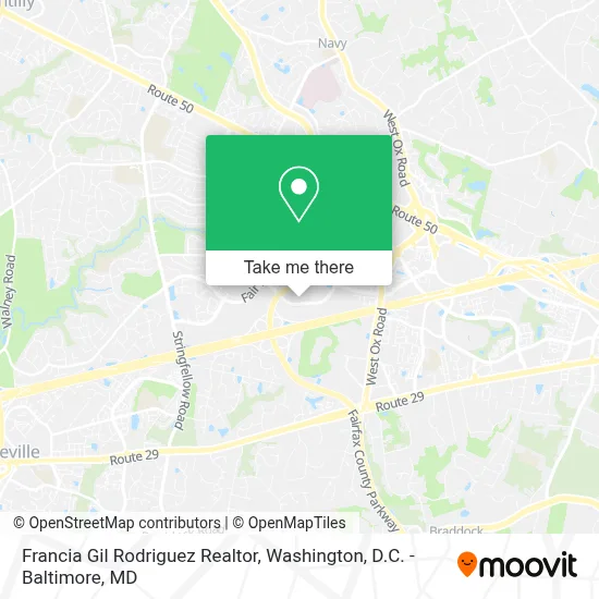 Francia Gil Rodriguez  Realtor map