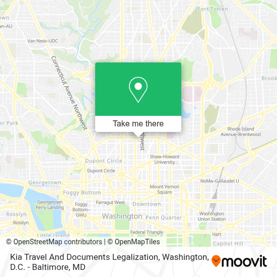Kia Travel And Documents Legalization map
