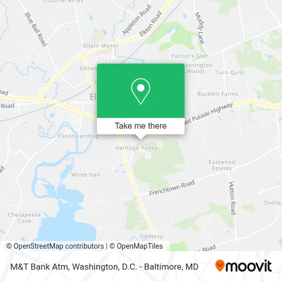 M&T Bank Atm map