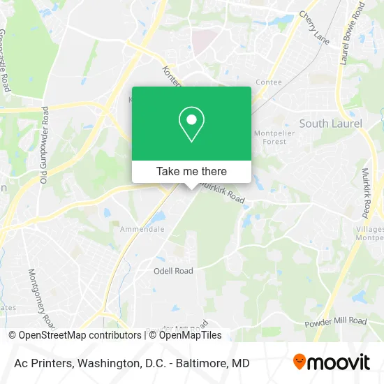 Ac Printers map