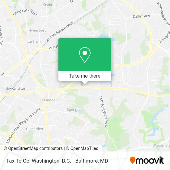 Tax To Go map