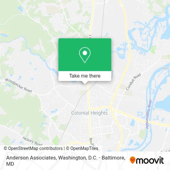 Anderson Associates map