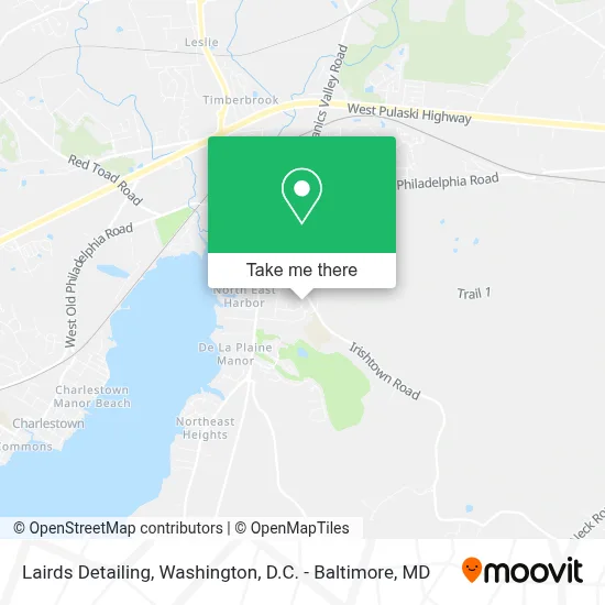 Lairds Detailing map