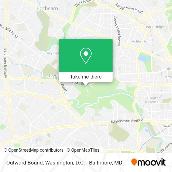Outward Bound map