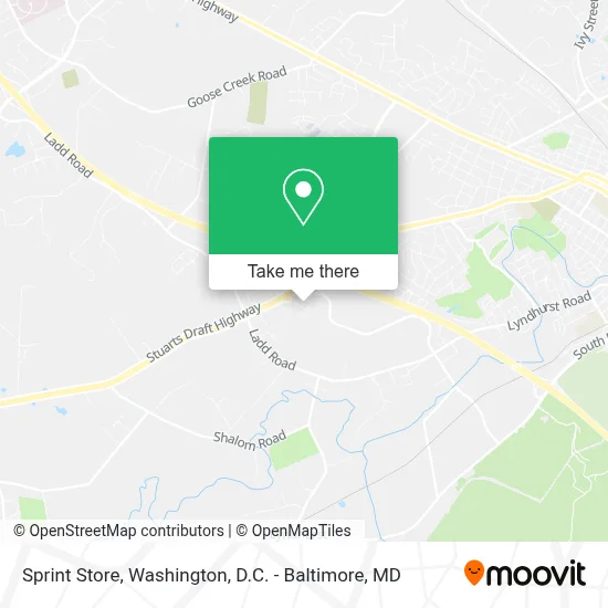 Sprint Store map
