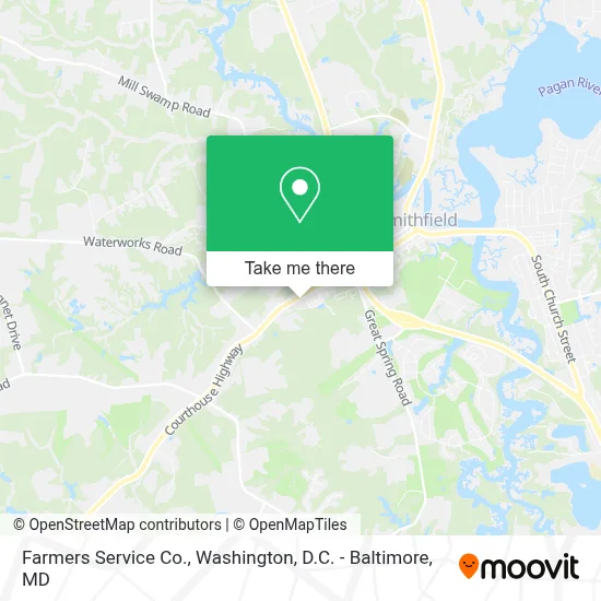 Farmers Service Co. map