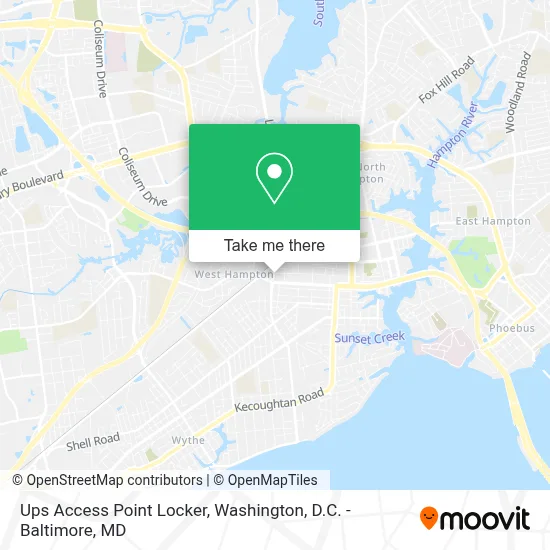 Ups Access Point Locker map