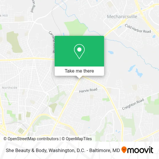 She Beauty & Body map
