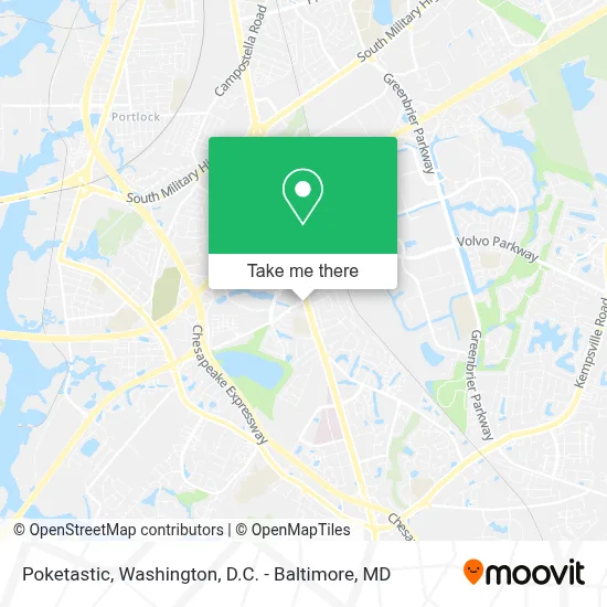 Poketastic map