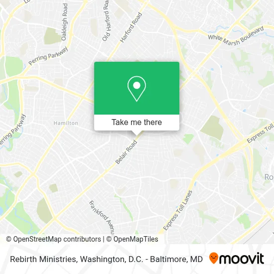 Rebirth Ministries map