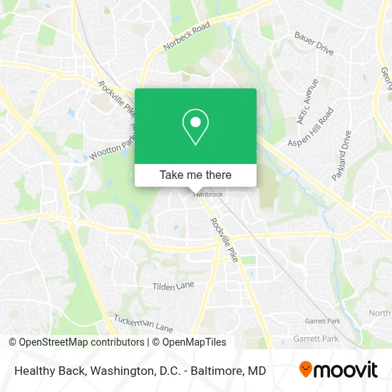 Healthy Back map