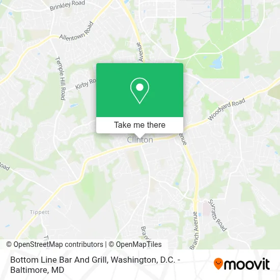 Bottom Line Bar And Grill map