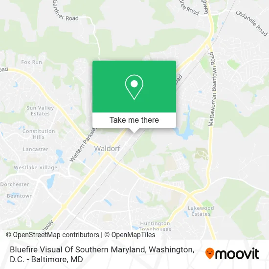 Bluefire Visual Of Southern Maryland map
