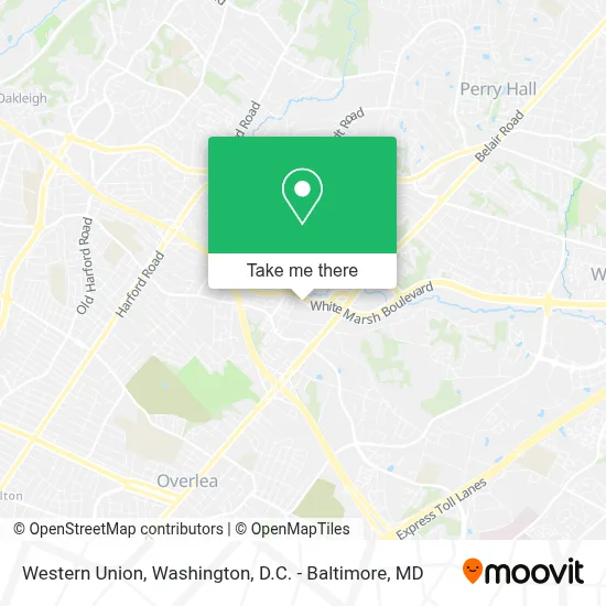 Western Union map
